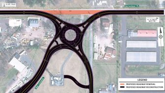 Proposed improvements - LP new connector and roundabout