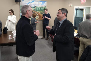 Mike Lowrey and Steve Barth at Collegeville Borough comprehensive planning meeting.