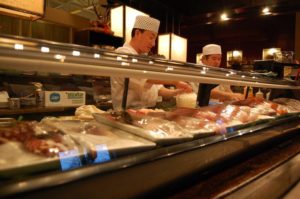 Chefs at Bonjung sushi, Japanese, Korean BBQ Restaurant at Collegeville Station