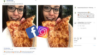 Collegeville restaurant The Pizza Stop social media posts