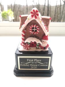 Home decorating contest trophy