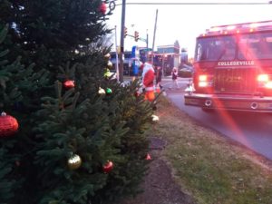 Collegeville Borough Tree Lighting and Santa Visit 2021