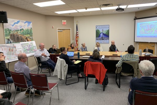 Collegeville Borough revitalization Steering Committee meeting.