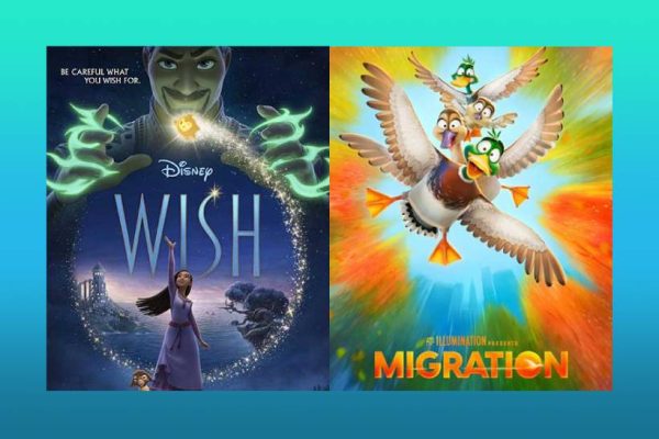 Movies on the lawn posters: Wish and Migration