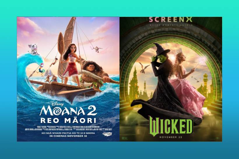 Movies on the lawn posters: Moama 2 and Wicked